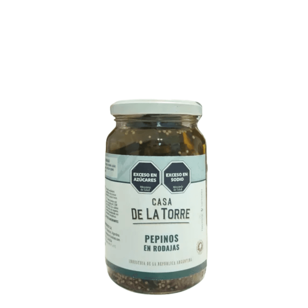 PEPINOS EN RODAJAS *300G CASA DE LA TORRE 