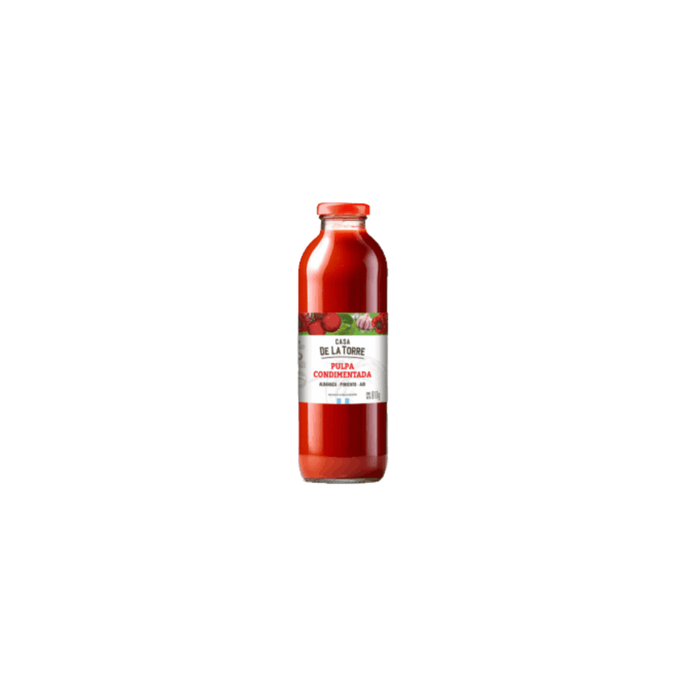PULPA DE TOMATE COND PIM ALBAH AJO. *910G CASA DE LA TORRE