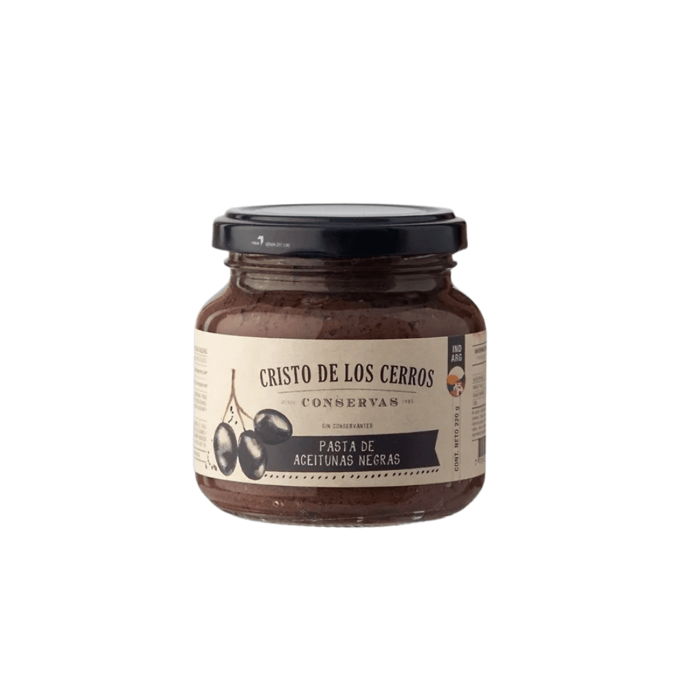 PASTA DE ACEITUNAS NEGRAS *200G CRISTO 