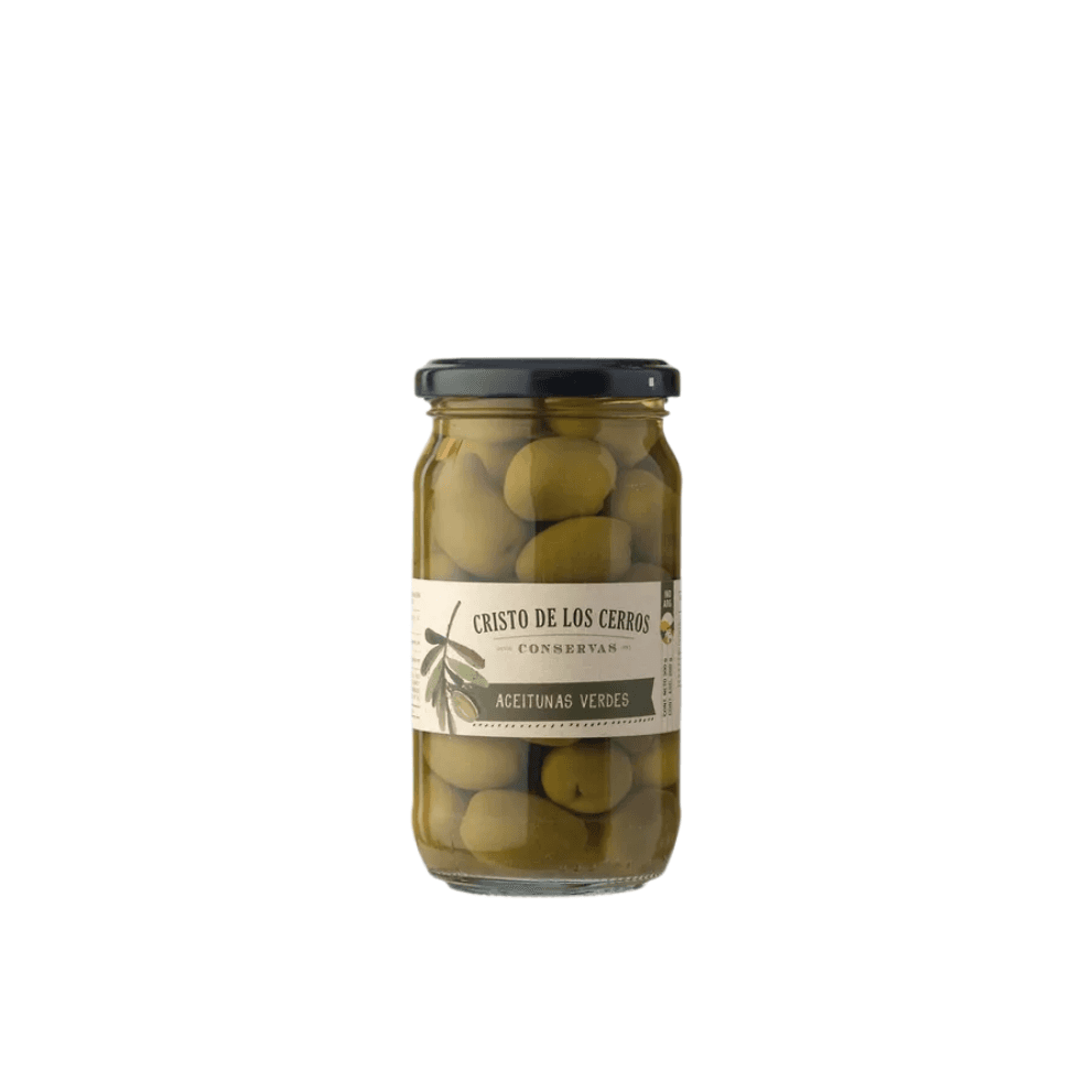 ACEITUNAS VERDES EN SALMUERA *300G CRISTO 