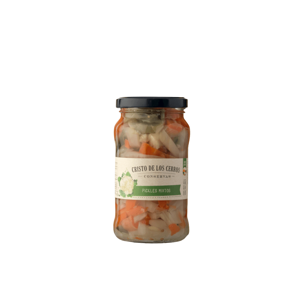 PICKLES MIXTOS EN VINAGRE DE ALCOHOL *350G CRISTO