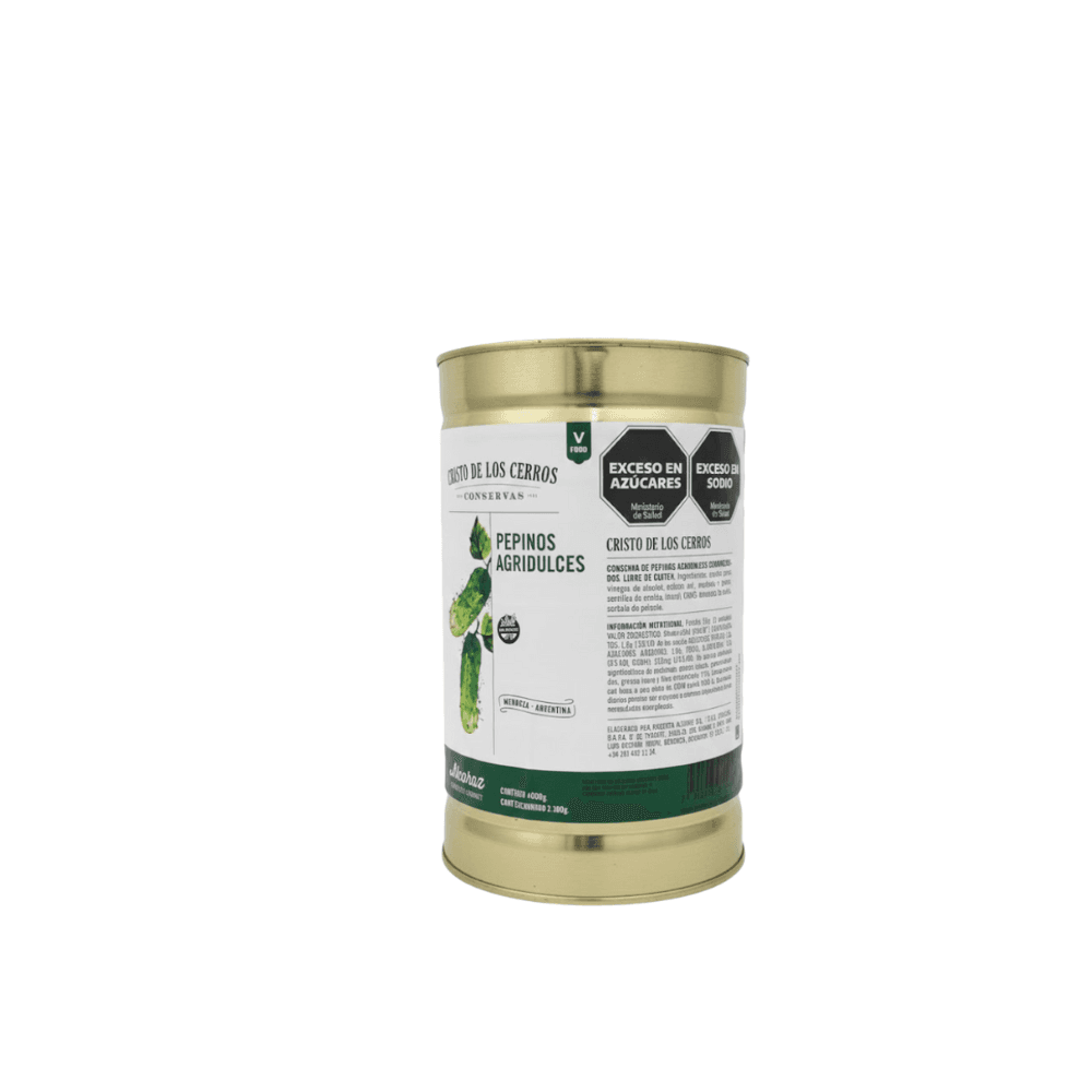 PEPINOS AGRIDULCES *4KG LATA CRISTO 