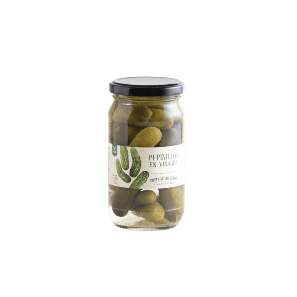 PEPINILLOS EN VINAGRE DE ALCOHOL *300G CRISTO 