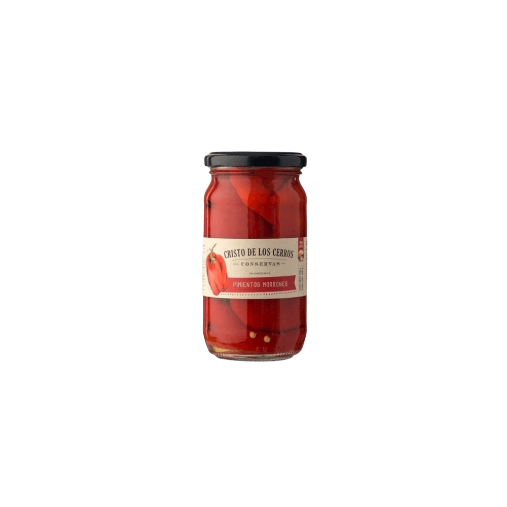 PIMIENTOS MORRONES ENTEROS PELADOS *300G CRISTO