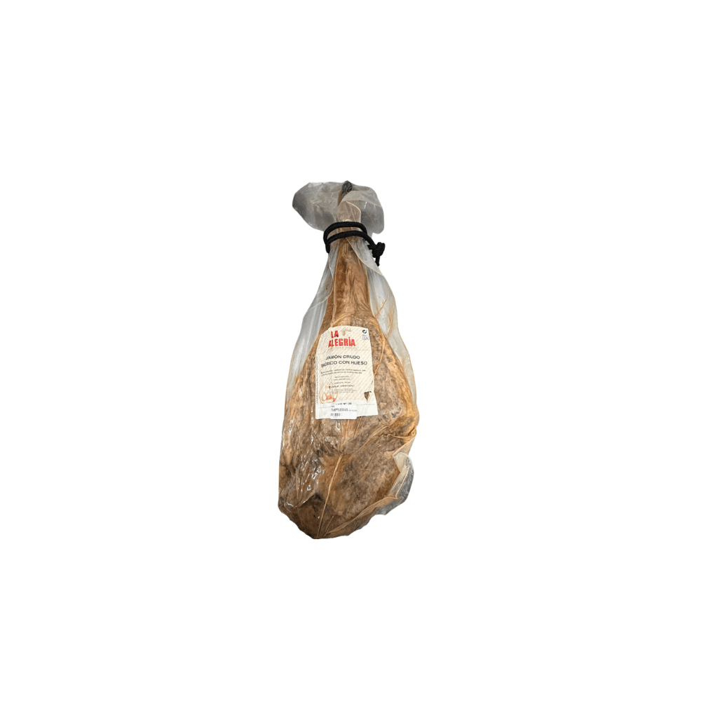 JAMON CRUDO C/H "IBERICO DE CEBO" *9,5KG APROX LA ALEGRIA