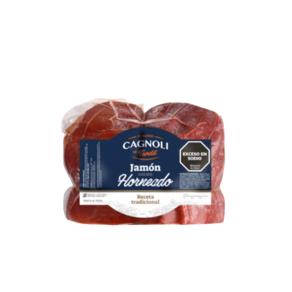 JAMON COCIDO HORNEADO CAGNOLI  * PESO 