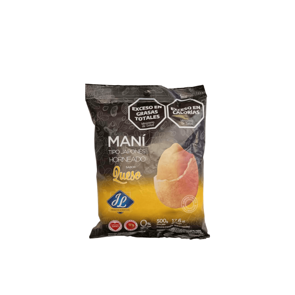 MANI CROCANTE HORNEADO QUESO *500G JL