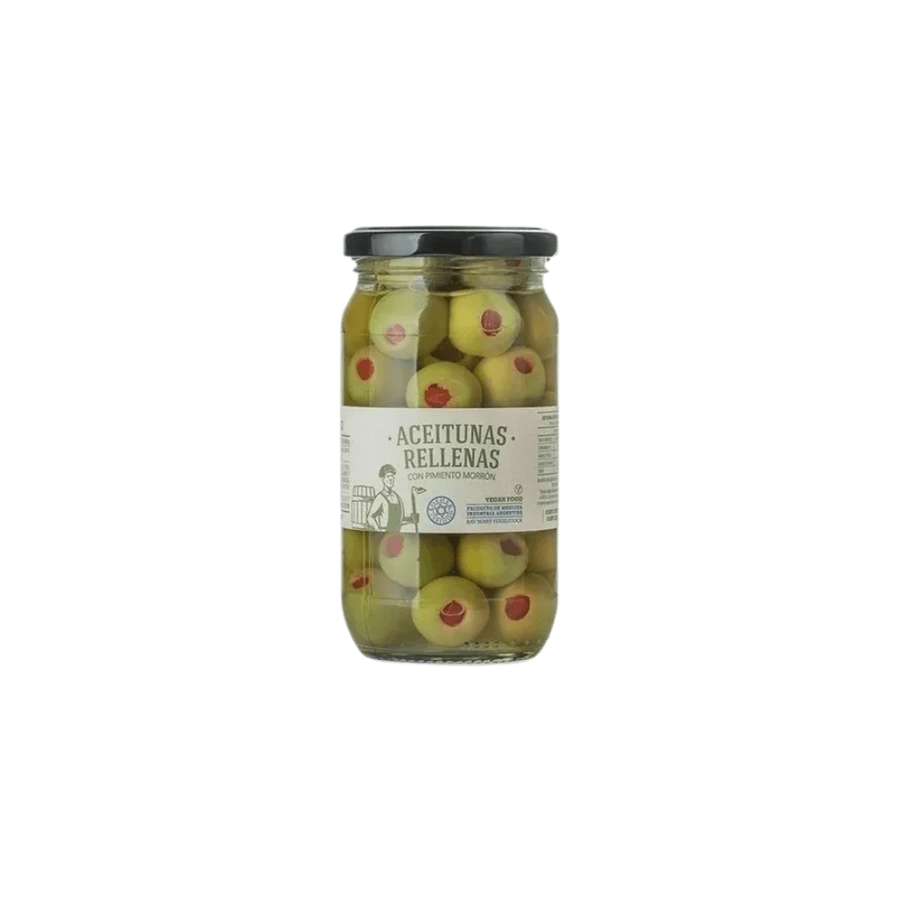 ACEITUNAS VERDES RELLENAS CON PIMIENTO MORRON *320G KOSHER