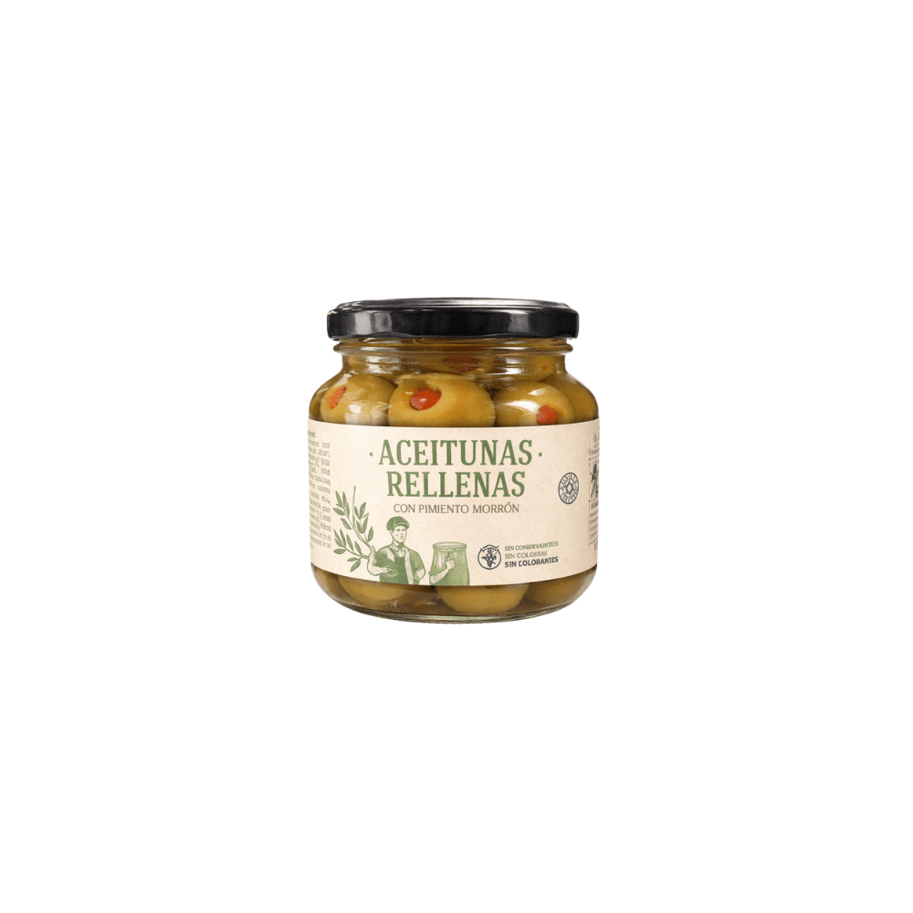 ACEITUNAS VERDES RELLENAS CON PIMIENTO MORRON *190G KOSHER