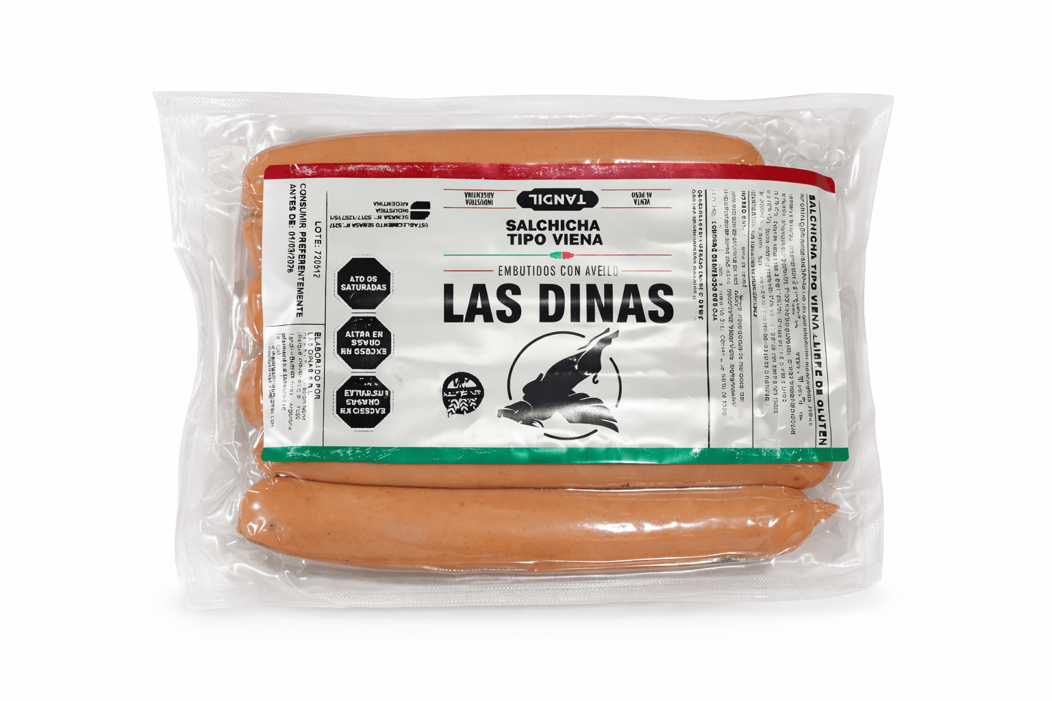 SALCHICHA VIENA LAS DINAS * PESO 