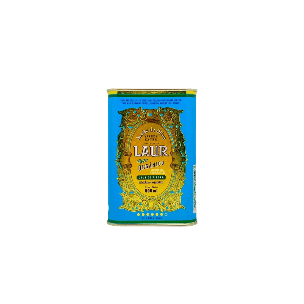 ACEITE DE OLIVA V.E. ORGANICO TERROIR CRUZ DE PIEDRA *500ML LATA LAUR 