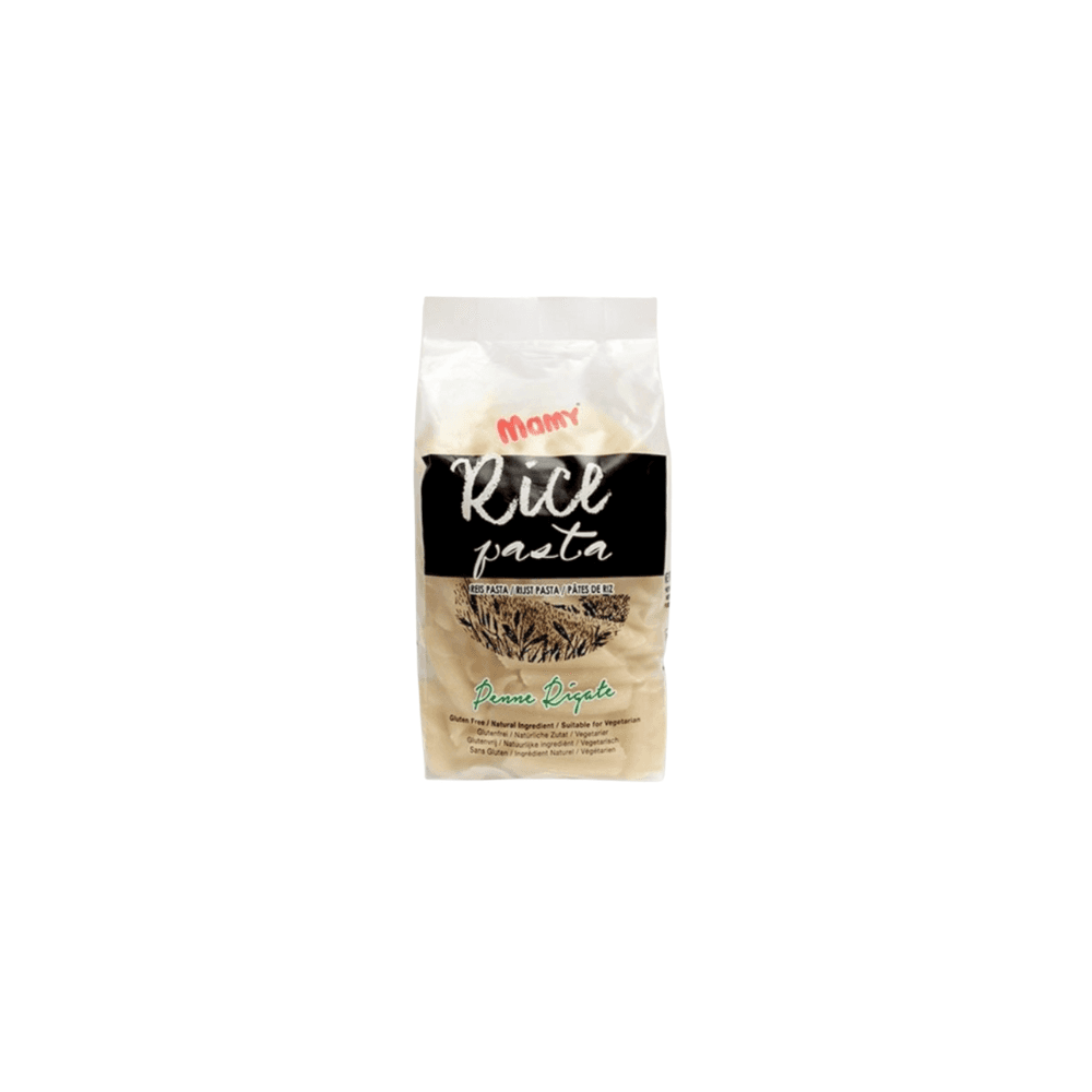 PASTA DE ARROZ PENNE RIGATE *250G MAMY