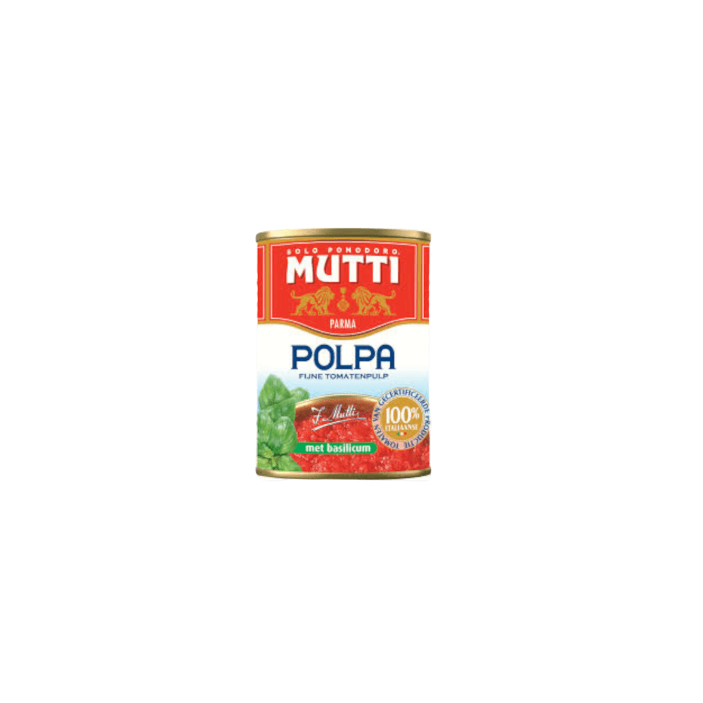 POLPA BASILICO FINISSIMA *400G LATA MUTTI