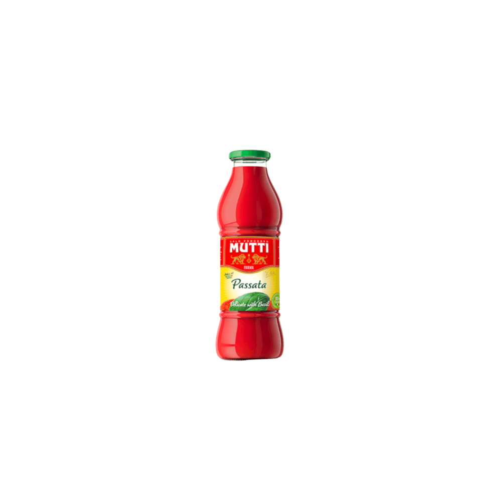 PASSATA CON BASILICO *700G VIDRIO MUTTI