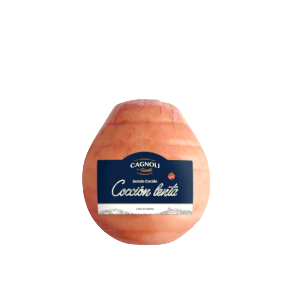 JAMON COCIDO COCCION LENTA 12HS CAGNOLI * PESO 