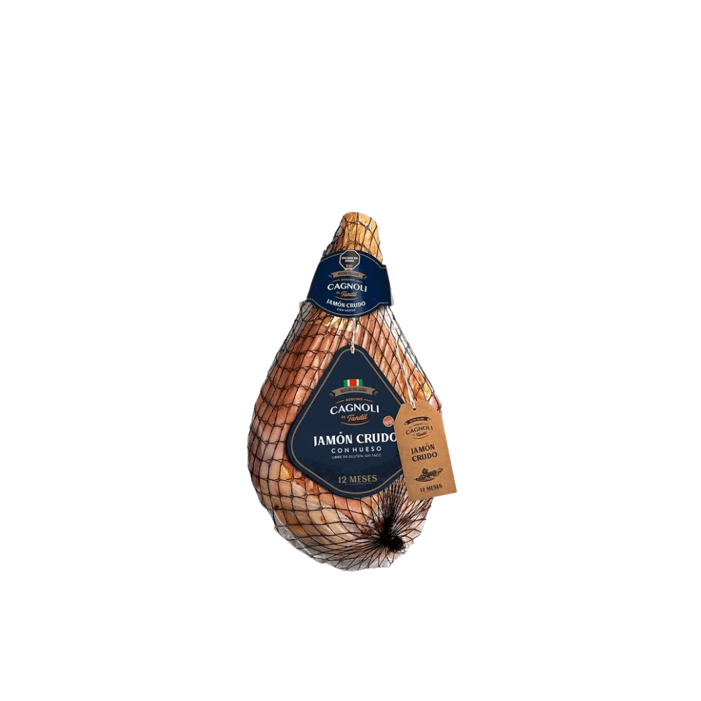 JAMON CRUDO 12 MESES CAGNOLI  * PESO 