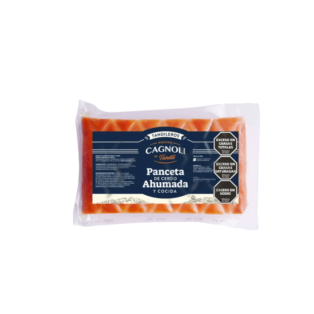 PANCETA COCIDA AHUMADA CAGNOLI  * PESO 
