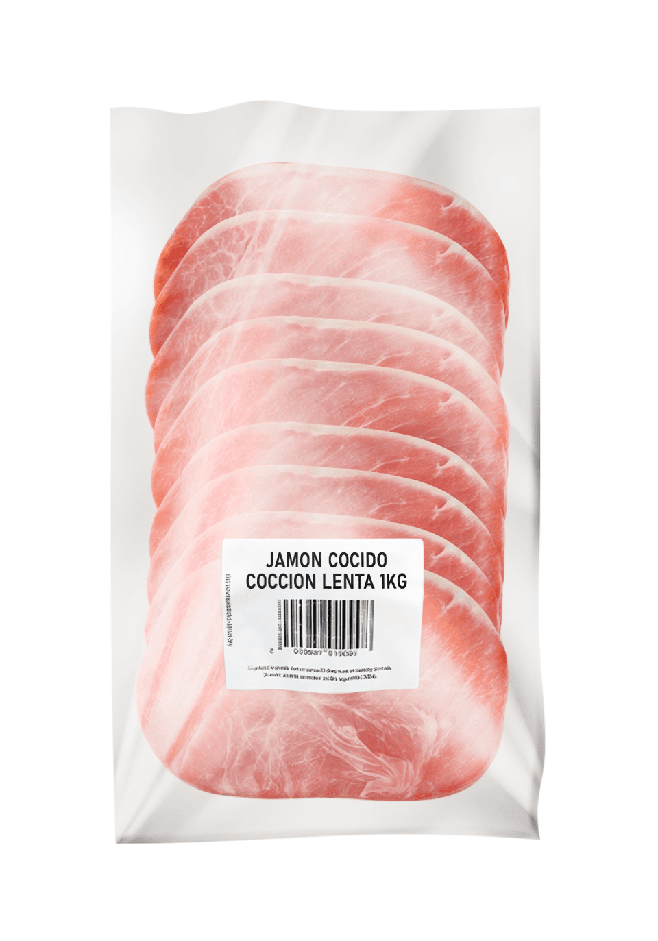 JAMON COCIDO COCCION LENTA CAGNOLI ATM DOY PACK  1KG