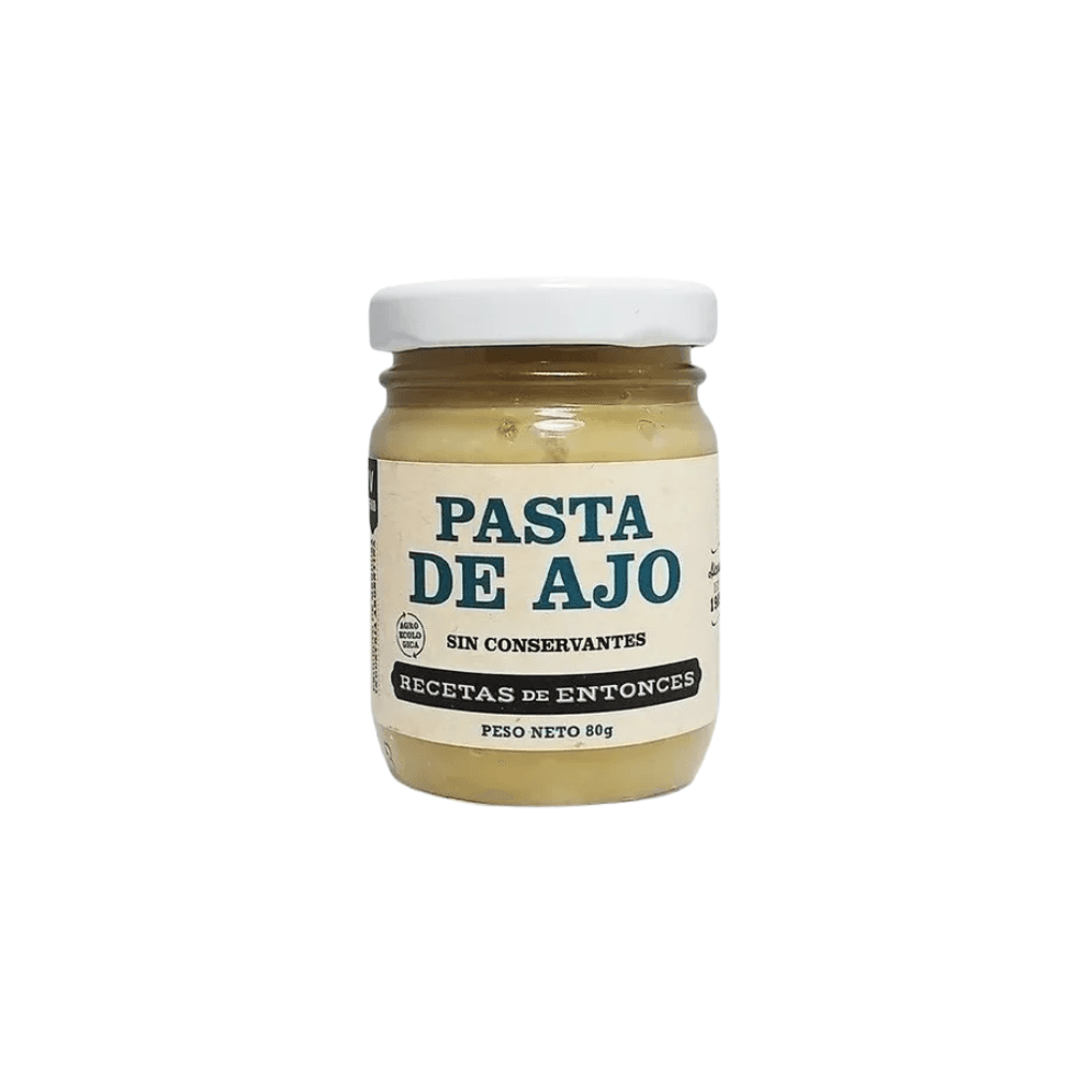 PASTA DE AJO *80G RECETAS