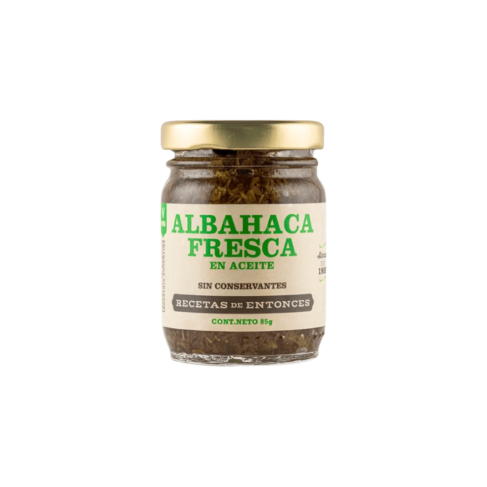 ALBAHACA EN ACEITE *90G RECETAS