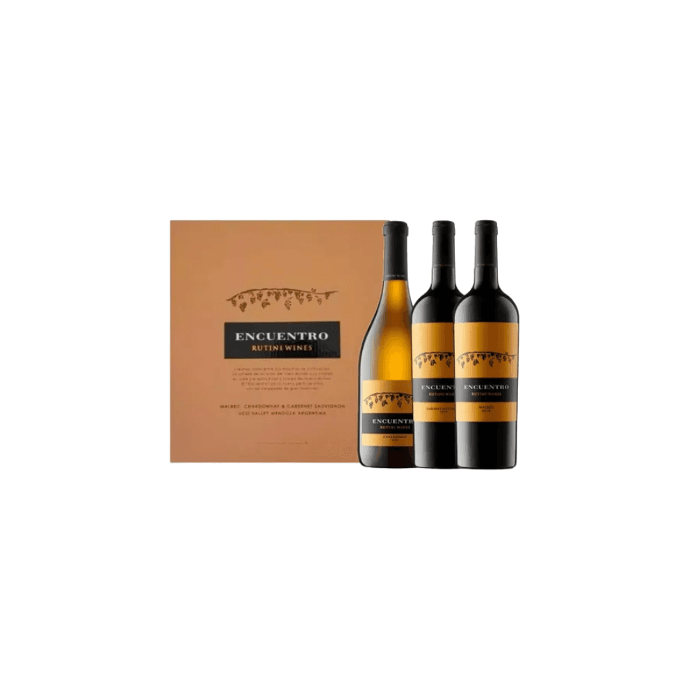 RUTINI ENCUENTROS SURTIDO ESTUCHE X 3 BOT *750ML