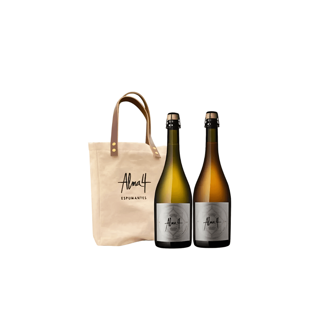 ESPUMANTE ALMA 4 ESTUCHE TELA x 2 BOT *750ML
