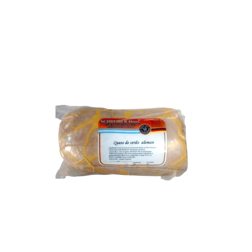 QUESO DE CERDO SCHREIBER * PESO 