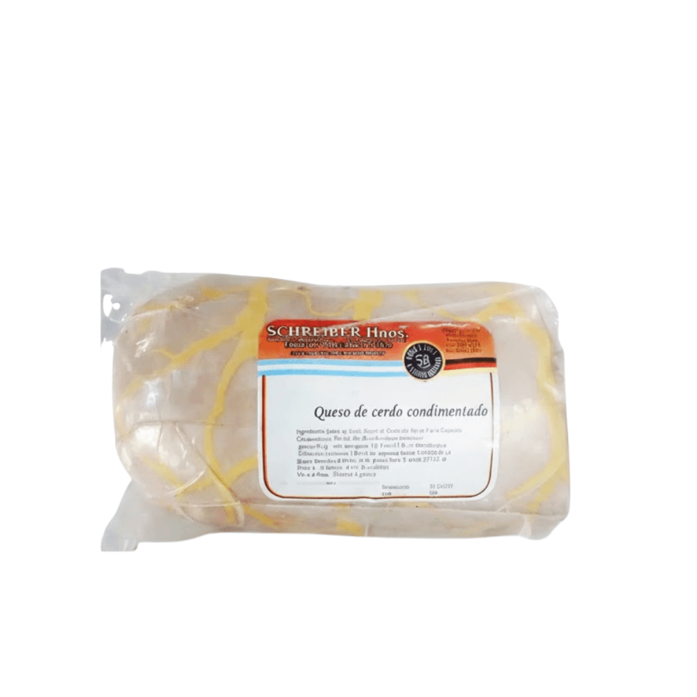 QUESO DE CERDO CONDIMENTADO SCHREIBER * PESO 