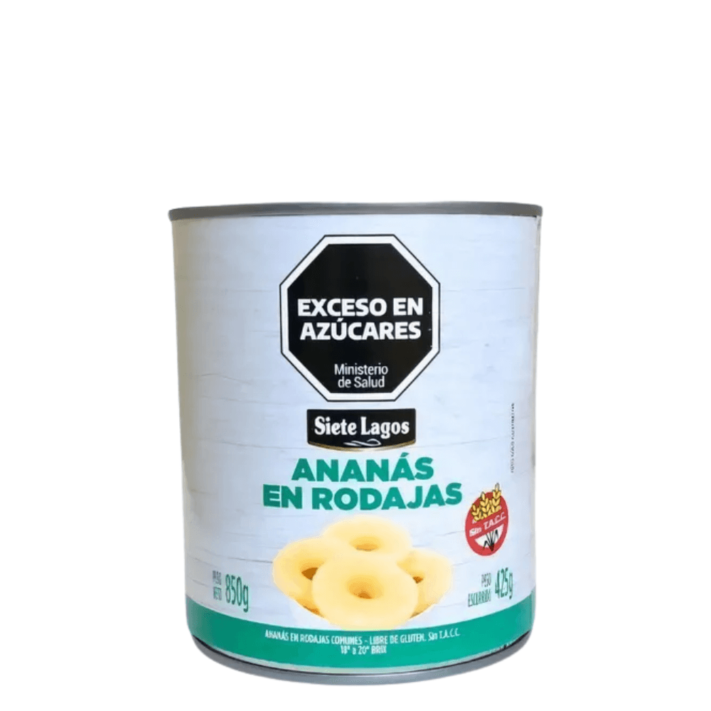 ANANA EN RODAJAS *850G SIETE LAGOS