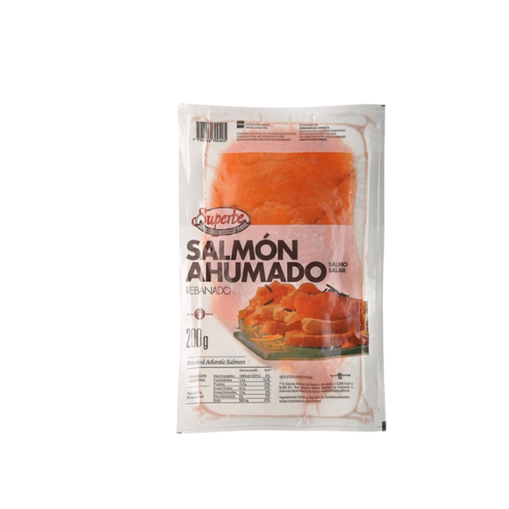 SALMON AHUMADO *200G SUPERBE