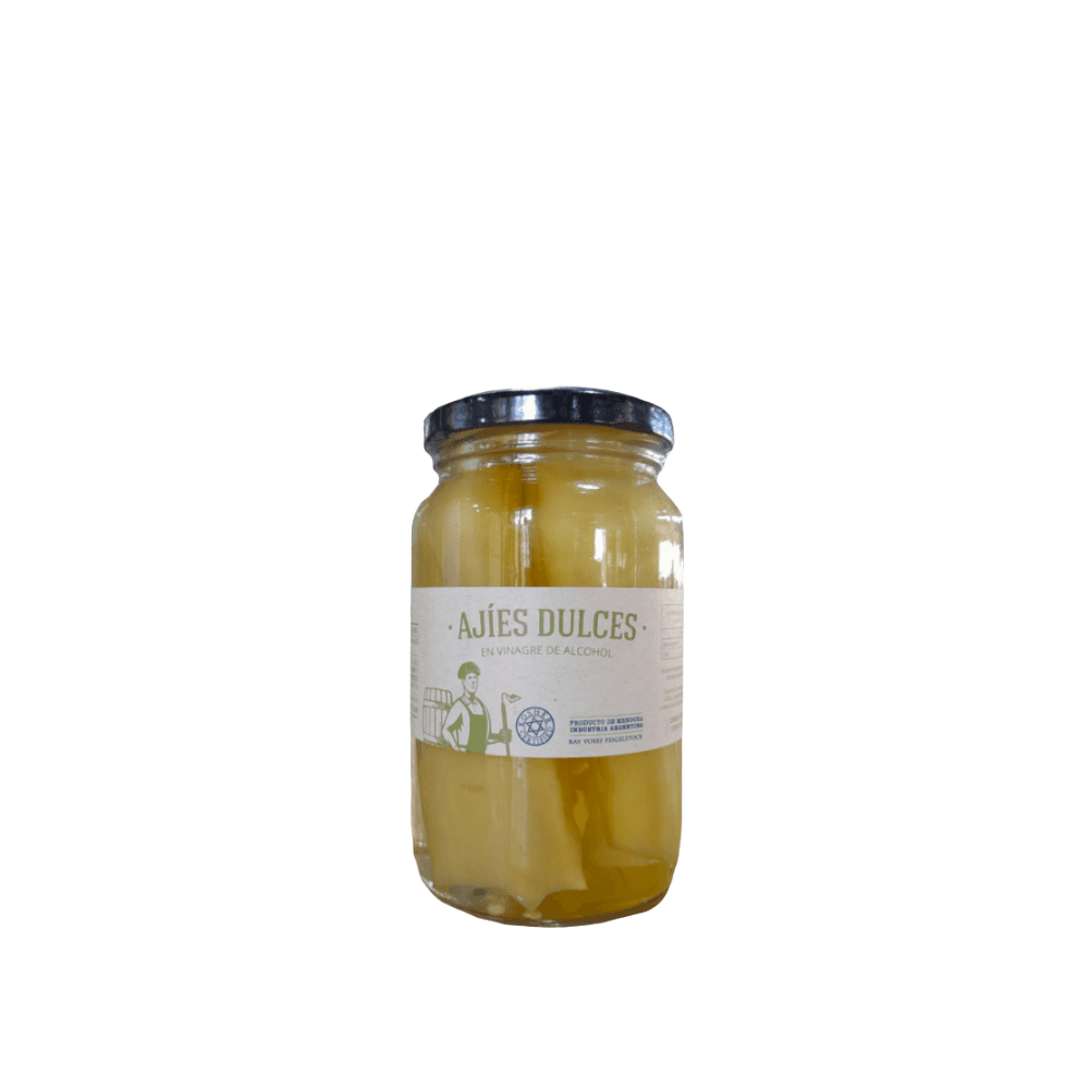 AJIES DULCES EN VINAGRE DE ALCOHOL *300G KOSHER