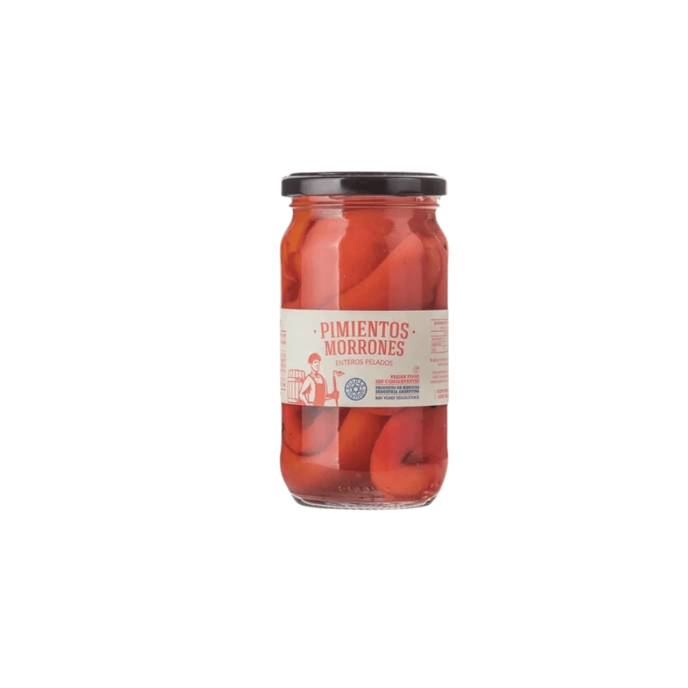 PIMIENTOS MORRONES ENTEROS PELADOS *310G KOSHER