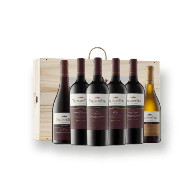 TRUMPETER RESERVE SURTIDO ESTUCHE MADERA X 6 BOT *750ML