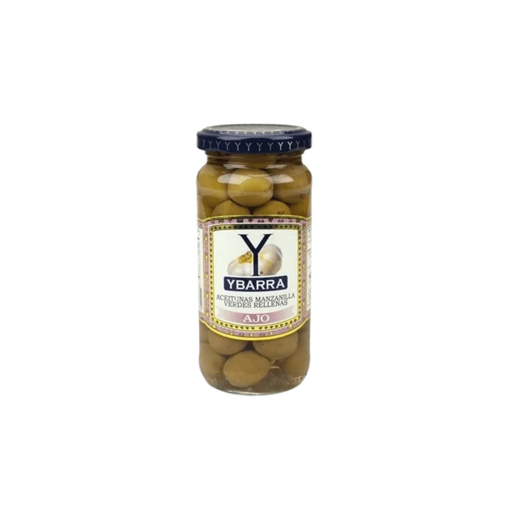 ACEITUNAS RELLENAS CON AJO *240G YBARRA