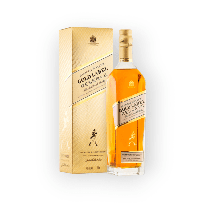 WHISKY JOHNNIE WALKER GOLD LABEL RESERVE ESTUCHE *750ML