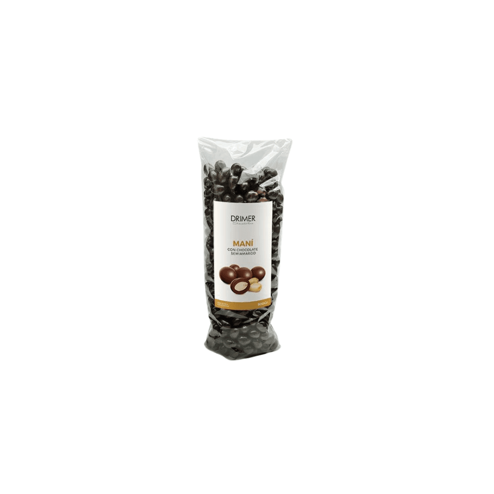 BOLSA MANI CON CHOCOLATE SEMIAMARGO *500G DRIMER