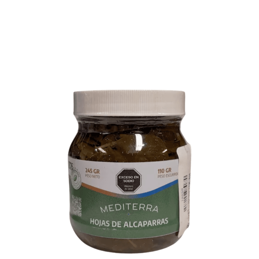 HOJAS DE ALCAPARRA EN VINAGRE DE ALCOHOL *170G MEDITERRA
