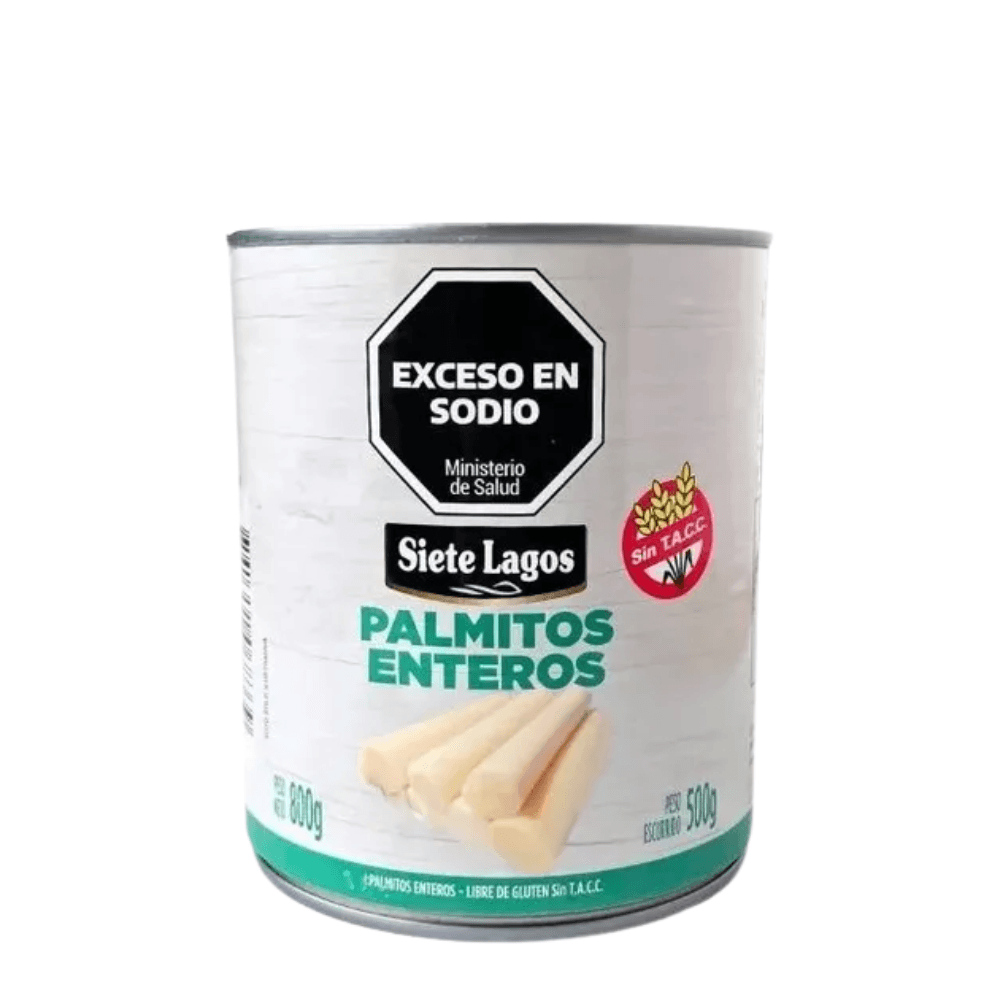 PALMITOS ENTEROS *800G SIETE LAGOS