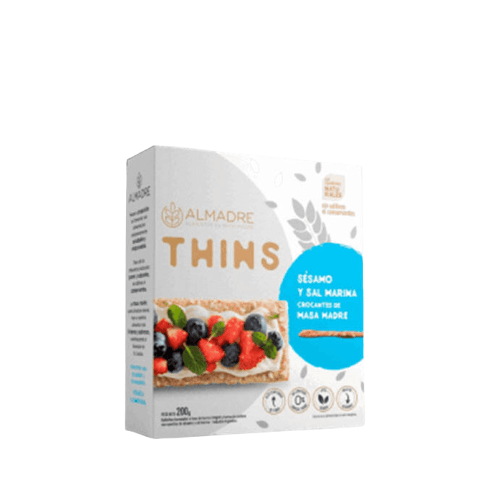 THINS SESAMO Y SAL MARINA *160G ALMADRE