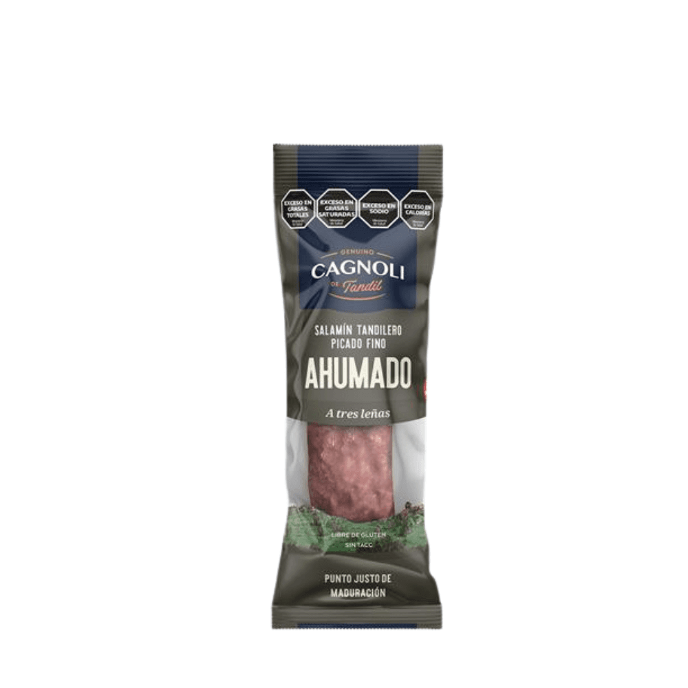 SALAMIN PICADO FINO AHUMADO EN ATM *145G CAGNOLI