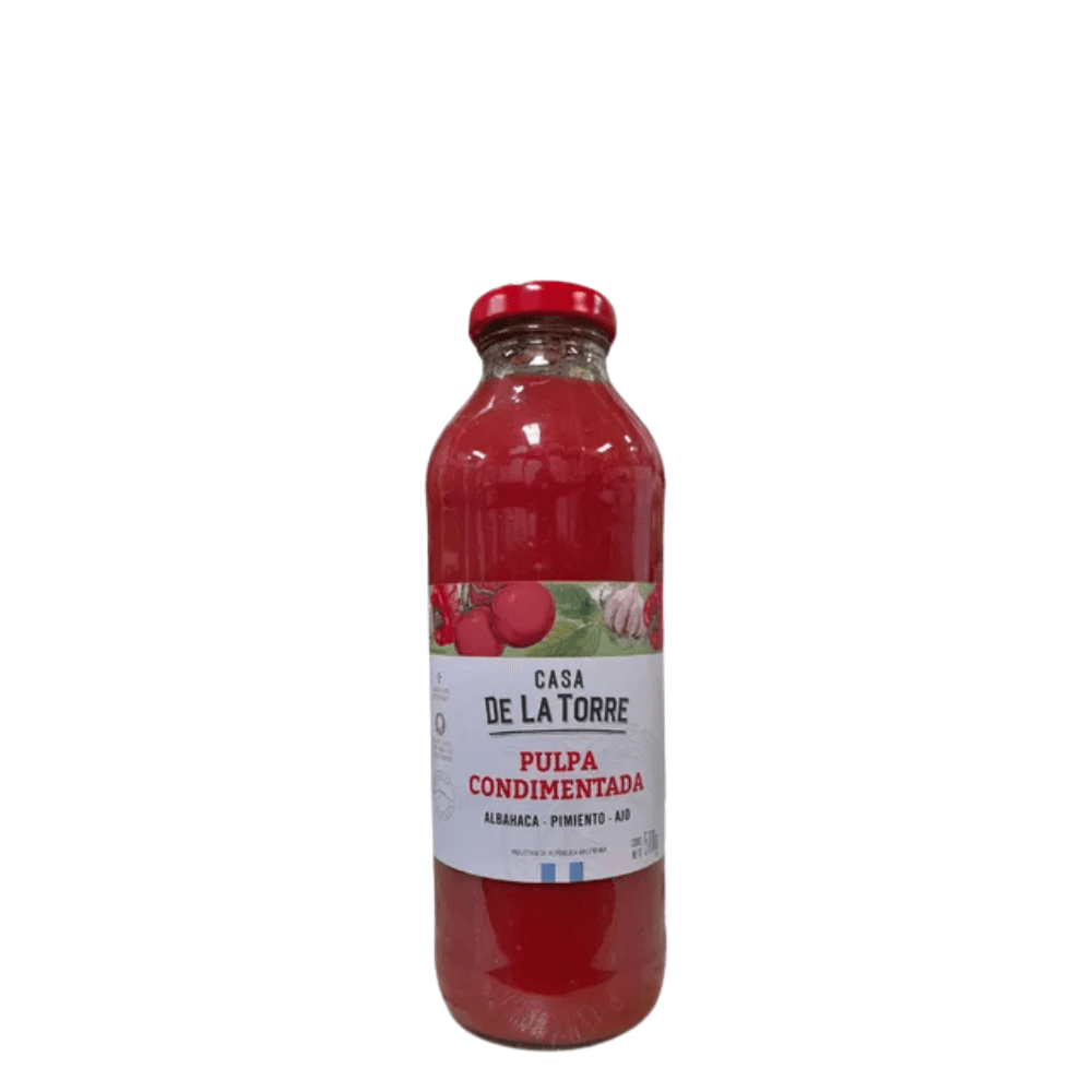 PULPA DE TOMATE COND PIM-ALBA-AJO *500G CASA DE LA TORRE