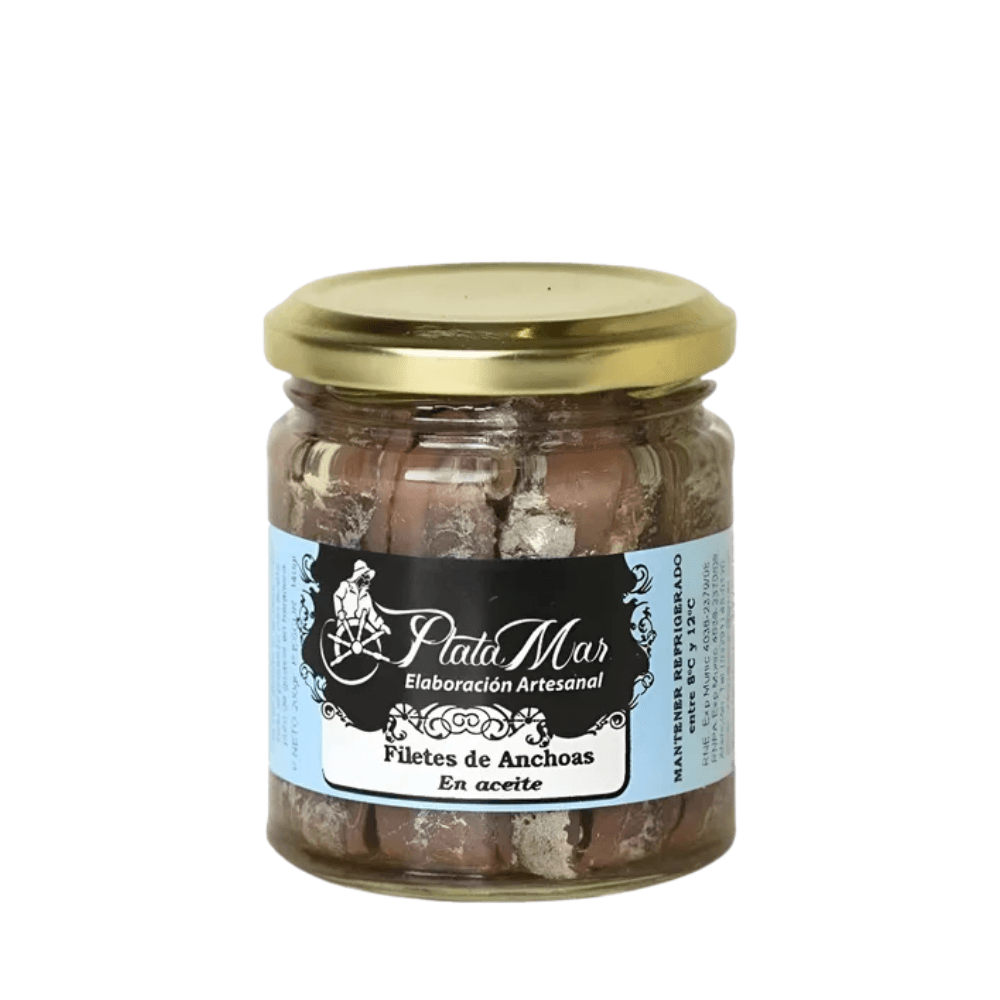 FILETES DE ANCHOAS EN ACEITE *200G PLATA MAR