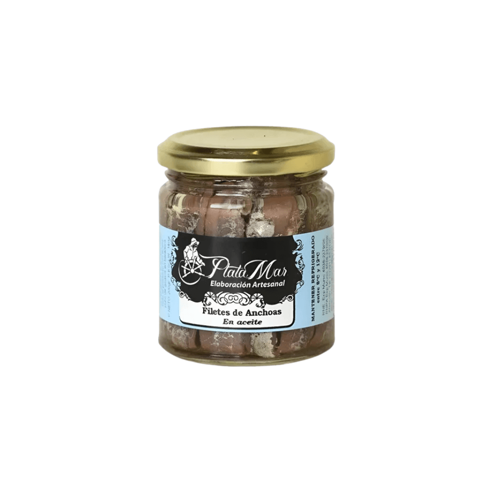 FILETES DE ANCHOAS EN ACEITE *90G PLATA MAR