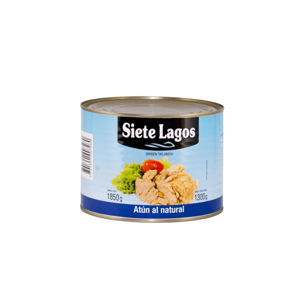ATUN EN TROZOS AL NATURAL *1850G LATA SIETE LAGOS