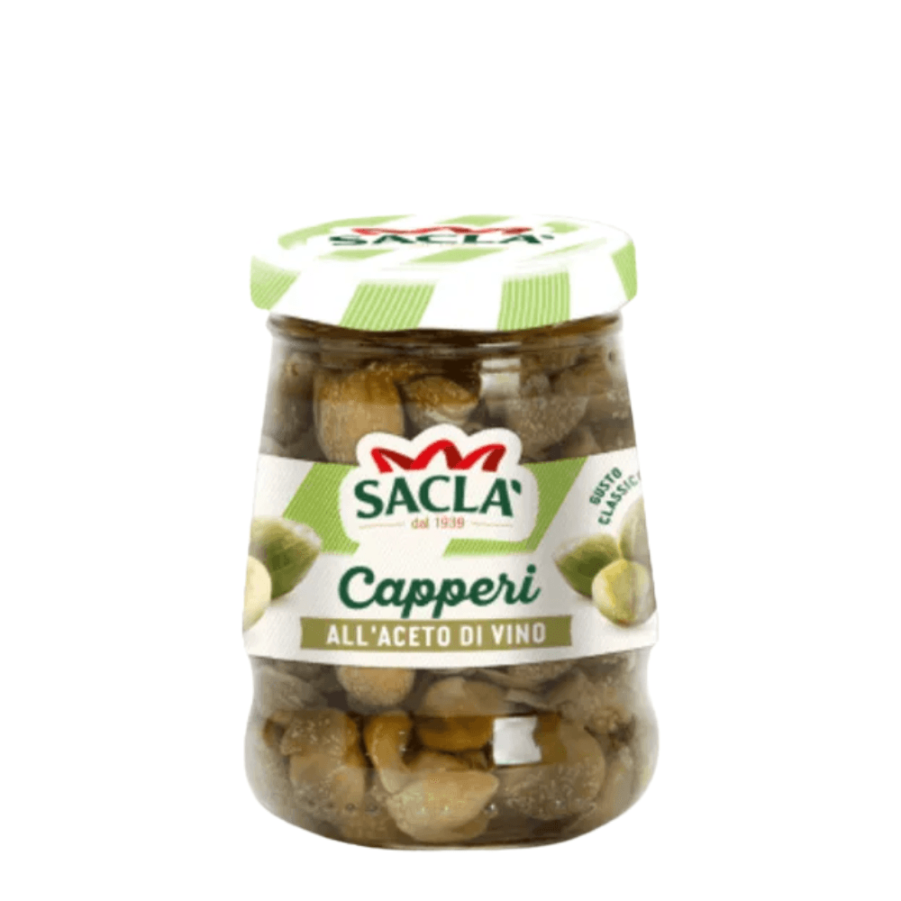 CAPPERI ALL ACETO DI VINO *106G VIDRIO SACLA