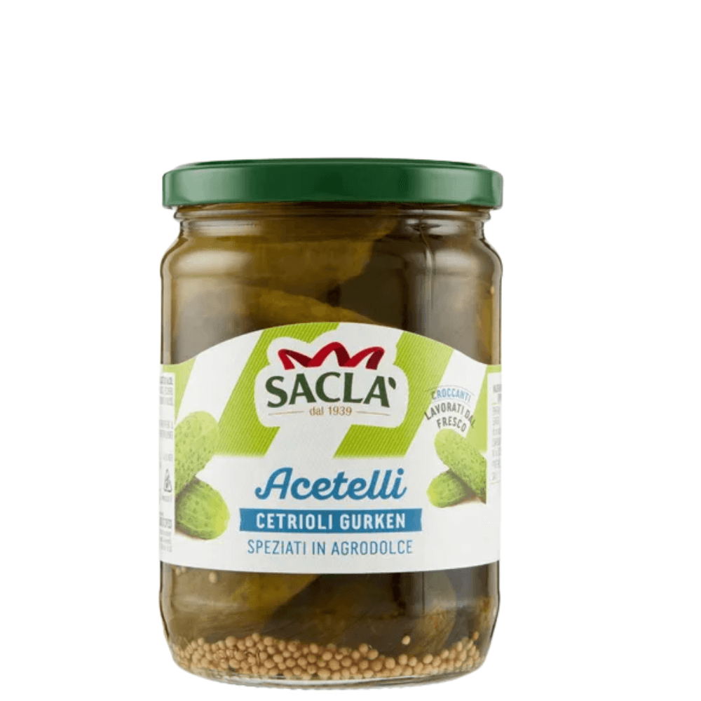 CETRIOLI GURKEN AGRODOLCE  *530G VIDRIO SACLA