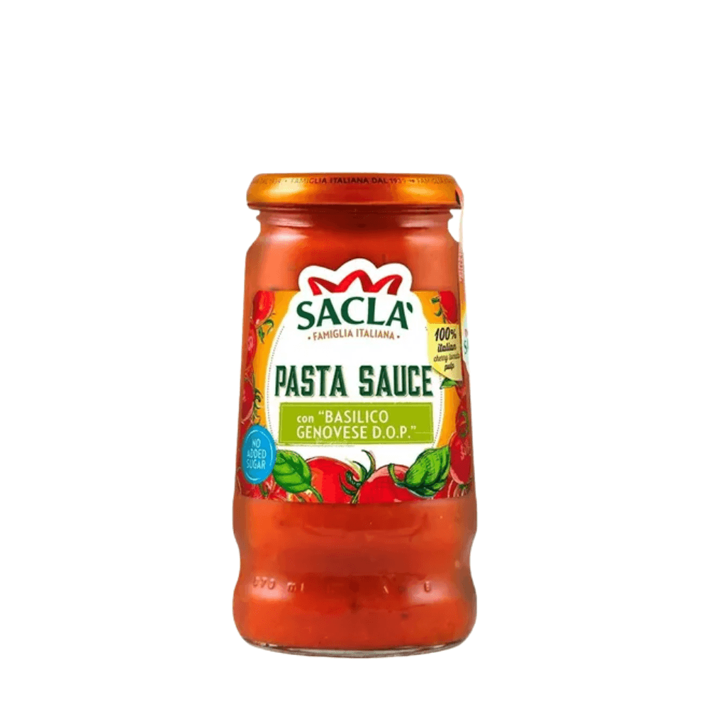 PASTA SAUCE BASILICO GENOVESE DOP *290GR  VIDRIO SACLA
