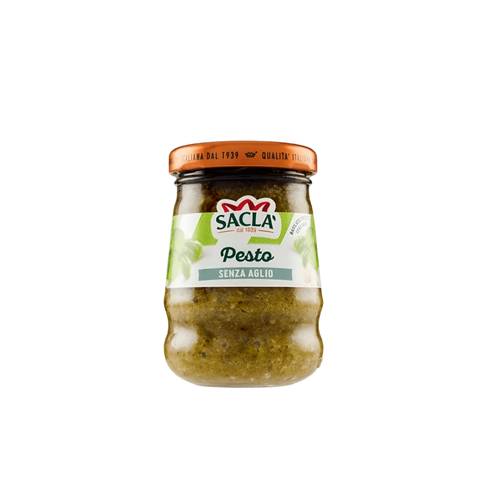 PESTO SENZA AGLIO ALLA GENOVESE * 90GR  VIDRIO SACLA