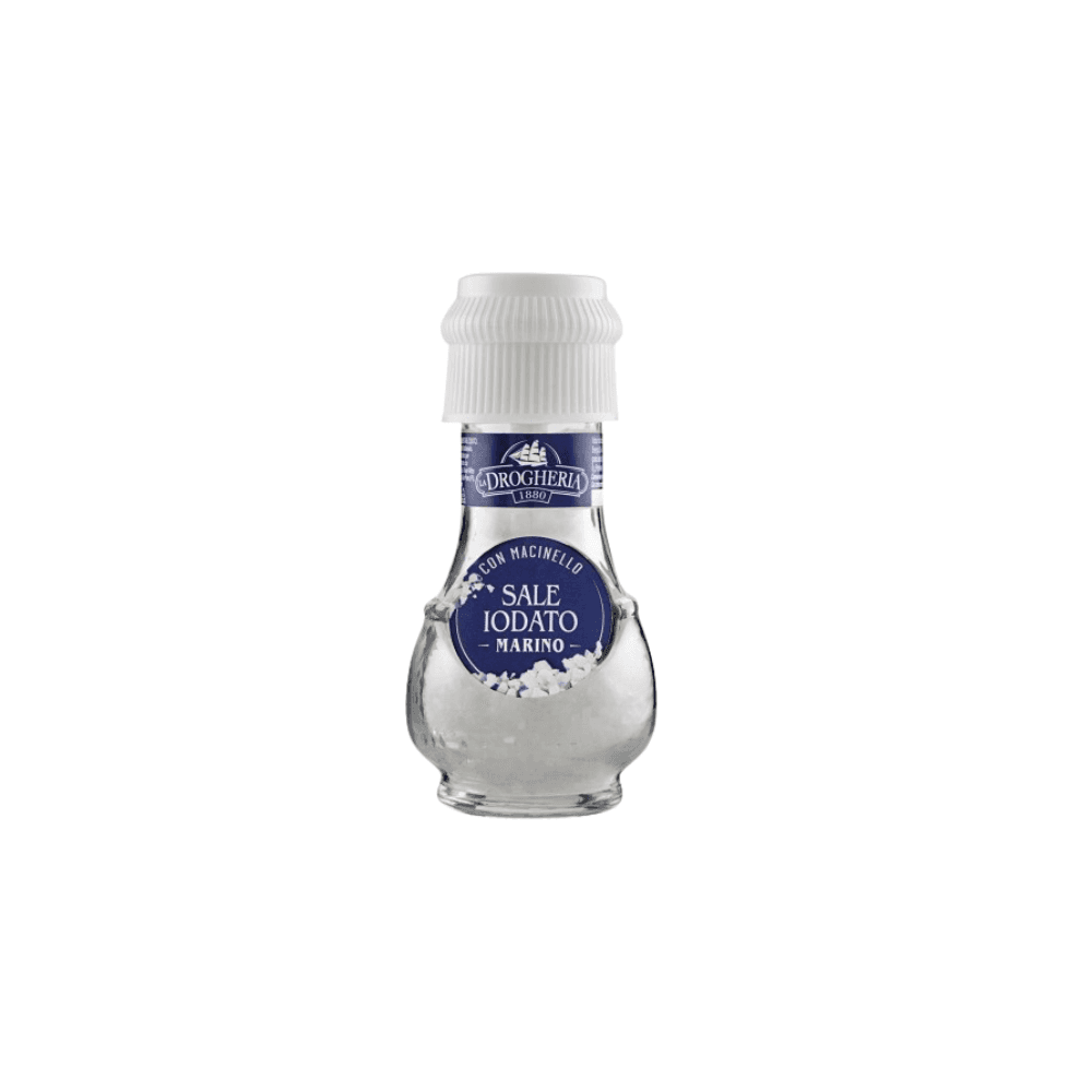 SAL MARINA CON MOLINILLO VIDRIO *90G LA DROGHERIA 