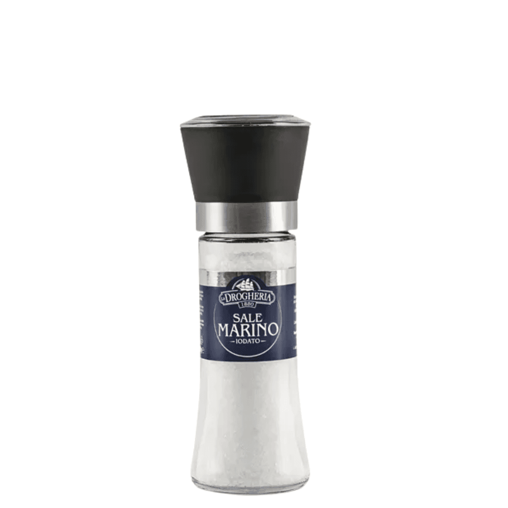 SAL MARINA CON MOLINILLO VIDRIO *190G LA DROGHERIA 